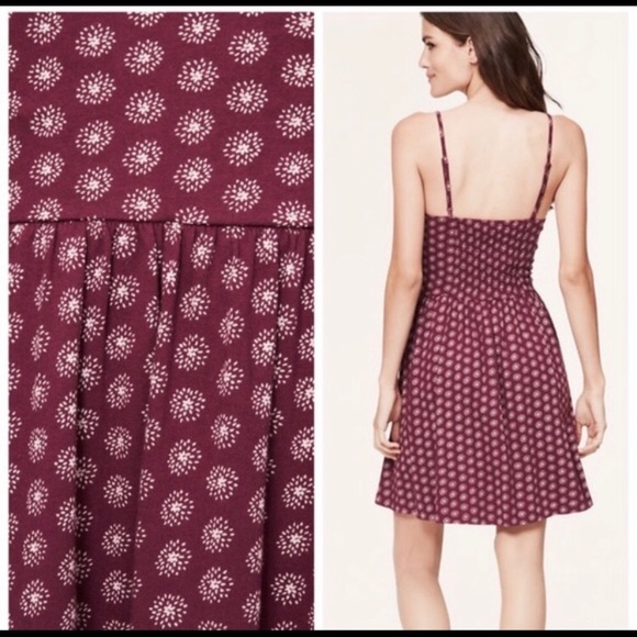 Loft Fit and Flare Cami Dress - Picture 2 of 5